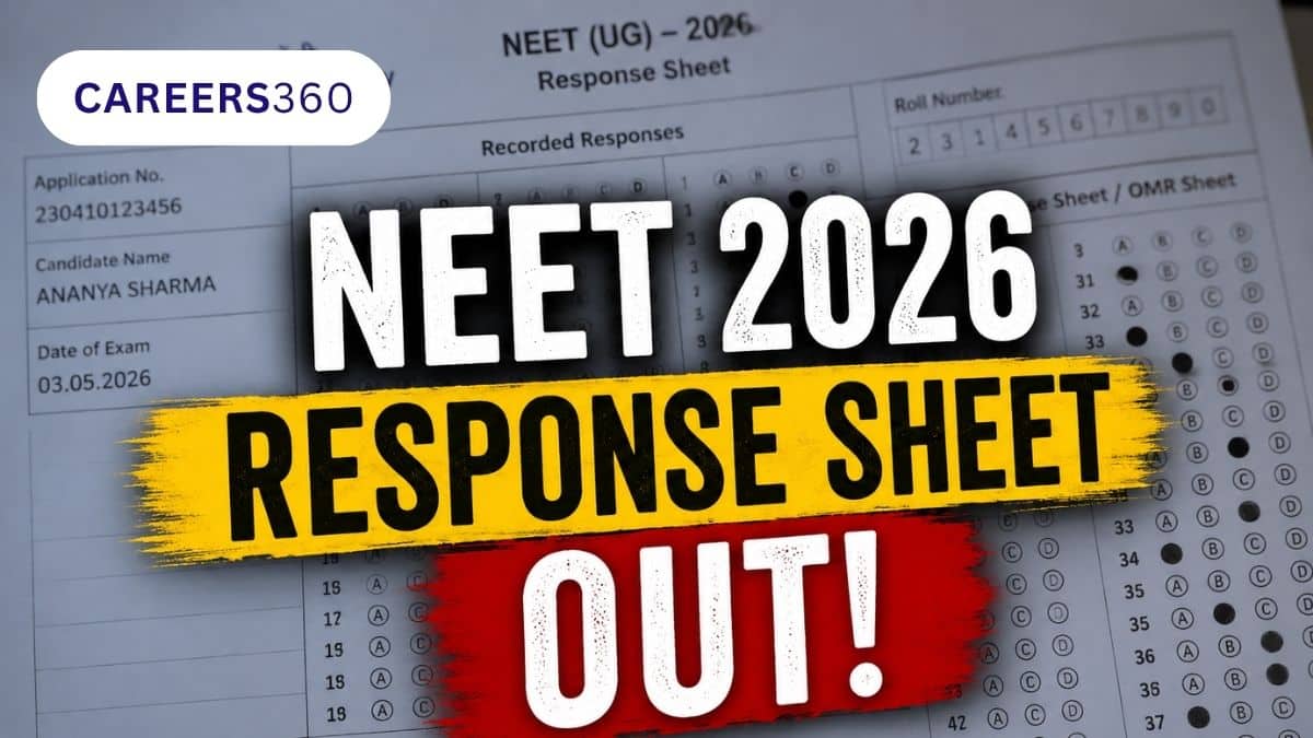 NTA NEET 2026 Response Sheet OUT at neet.nta.nic.in